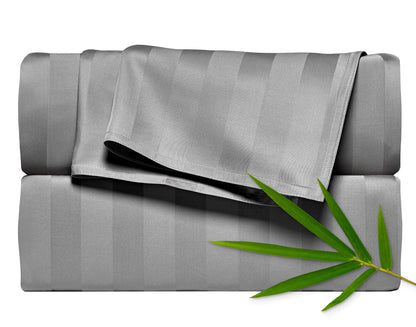 King Sheets by Pure Bamboo, Genuine 100% Organic Viscose Derived from Bamboo Bed Sheet Set, Soft & Cooling, Double Stitching, 2 Year Quality Promise (King, White)